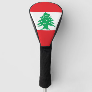 Golf Driver Hoesje met vlag van Libanon Golfheadcover