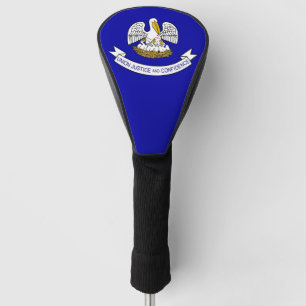 Golf Driver Hoesje met Vlag van Louisiana, Verenig Golfheadcover