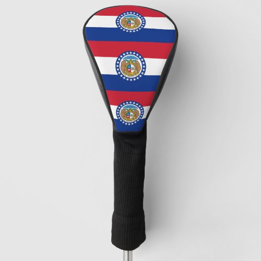 Golf Driver Hoesje met vlag van Missouri, Verenigd Golfheadcover (Voorkant)