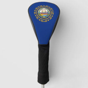 Golf Driver Hoesje met vlag van New Hampshire, Ver Golfheadcover
