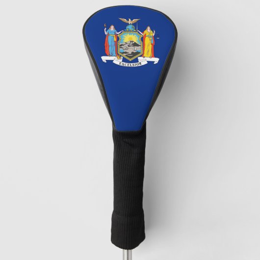 Golf Driver Hoesje met Vlag van New York, Verenigd Golfheadcover (Voorkant)