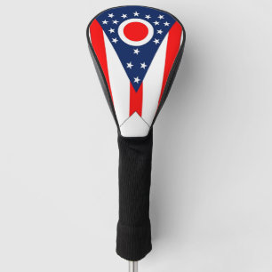 Golf Driver Hoesje met vlag van Ohio State, Vereni Golfheadcover