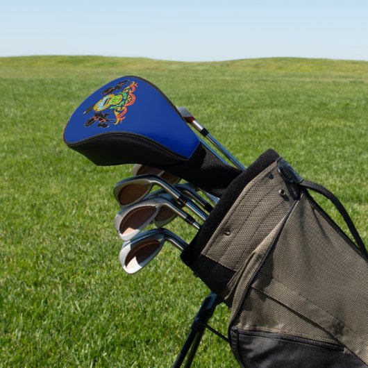 Golf Driver Hoesje met vlag van Pennsylvania, Vere Golfheadcover (Insitu)