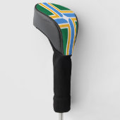 Golf Driver Hoesje met vlag van Portland, Verenigd Golfheadcover (Schuin)