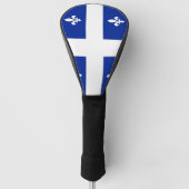 Golf Driver Hoesje met vlag van Quebec, Canada Golfheadcover (Voorkant)