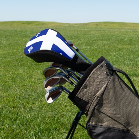 Golf Driver Hoesje met vlag van Quebec, Canada Golfheadcover (Insitu)