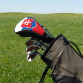 Golf Driver Hoesje met vlag van Slowakije Golfheadcover (Insitu)