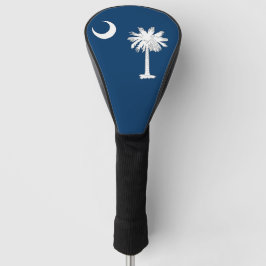 Golf Driver Hoesje met vlag van South Carolina, Ve Golfheadcover