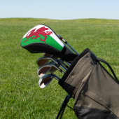 Golf Driver Hoesje met vlag van Wales, Verenigd Ko Golfheadcover (Insitu)