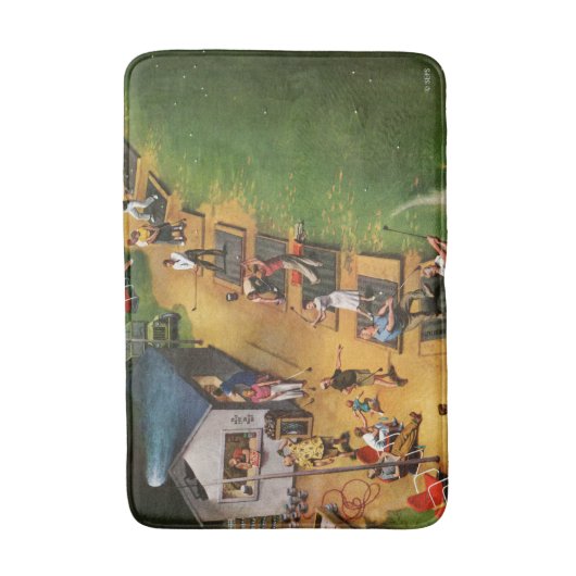 Golf Driving Range van John Falter Badmat (Voorkant Verticaal)