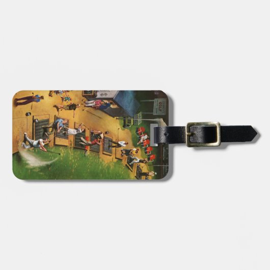 Golf Driving Range van John Falter Bagagelabel (Voorkant horizontaal)