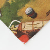 Golf Driving Range van John Falter Fleece Deken (Hoek)