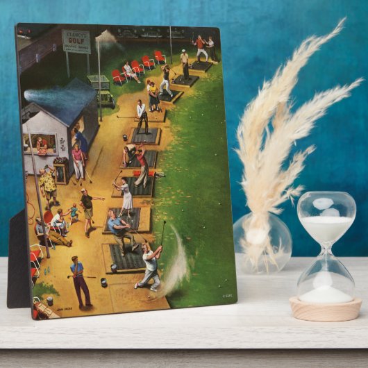 Golf Driving Range van John Falter Fotoplaat (Zijkant)