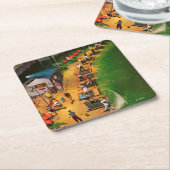 Golf Driving Range van John Falter Kartonnen Onderzetters (Schuin)