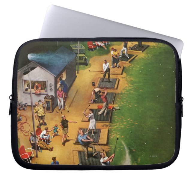 Golf Driving Range van John Falter Laptop Sleeve (Voorkant)
