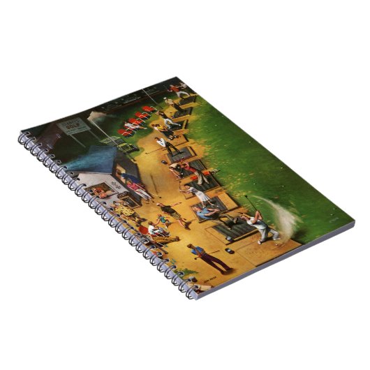 Golf Driving Range van John Falter Notitieboek (Rechterzijde)