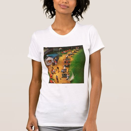 Golf Driving Range van John Falter T-shirt (Voorkant)