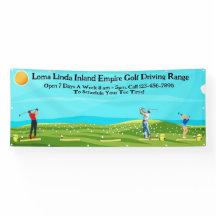 Golf driving range zakelijk landschappelijk aanpas