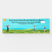 Golf driving range zakelijk landschapsbanner aanpa spandoek (Horizontaal)