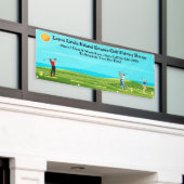 Golf driving range zakelijk landschapsbanner aanpa spandoek (Buitenkant Gebouw)