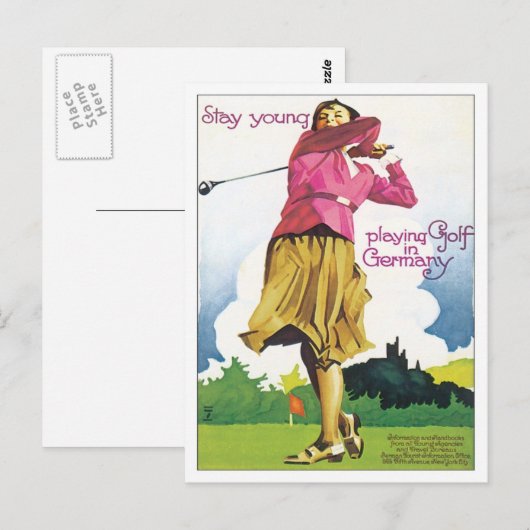  Golf Duitsland Briefkaart (Voorkant / Achterkant)