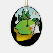 Golf Eagle Keramisch Ornament (Rechts)