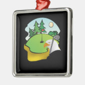 Golf Eagle Metalen Ornament (Links)