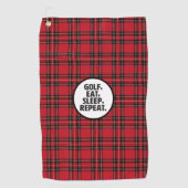 Golf, Eat, Slaap, Golfhanddoek herhalen (Voorkant)