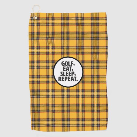 Golf, Eat, Slaap, Golfhanddoek herhalen (Voorkant)