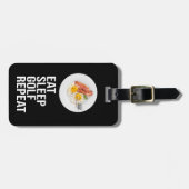 Golf Eat Sleep Golf Repat Bagagelabel (Voorkant horizontaal)