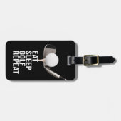 Golf Eat Sleep Golf Repat Bagagelabel (Voorkant horizontaal)