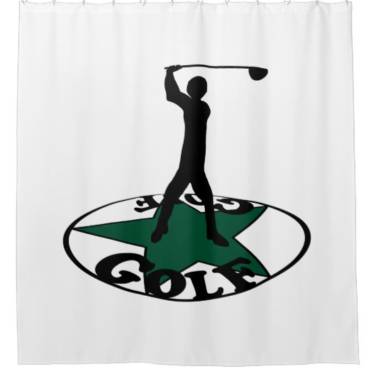 Golf - een geweldig spel douchegordijn (Voorkant)