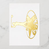 Golf - een geweldig spel folie uitnodiging (Voorkant)