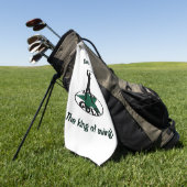 Golf - een geweldig spel golfhanddoek (Groen)