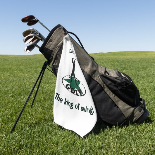 Golf - een geweldig spel golfhanddoek (Groen)