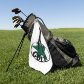 Golf - een geweldig spel golfhanddoek (Groen)