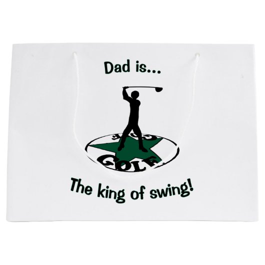 Golf - een geweldig spel groot cadeauzakje (Voorkant)