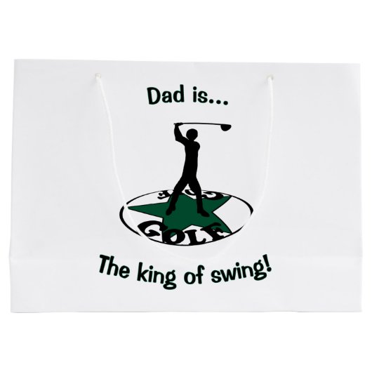 Golf - een geweldig spel groot cadeauzakje (Achterkant)