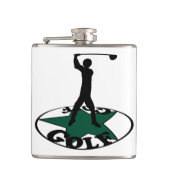 Golf - een geweldig spel heupfles (Voorkant)