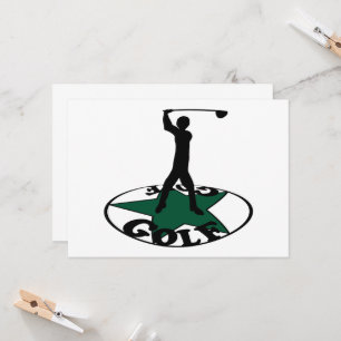 Golf - een geweldig spel kaart