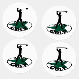 Golf - een geweldig spel labels