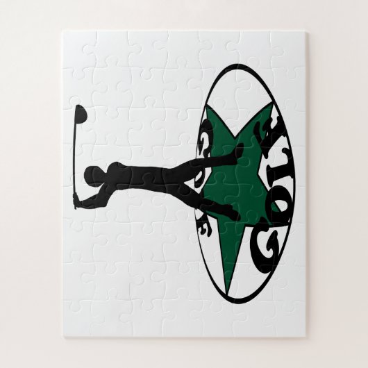 Golf - een geweldig spel legpuzzel (Verticaal)