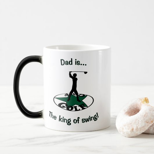 Golf - een geweldig spel magische mok (Met donut)