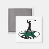 Golf - een geweldig spel magneet (Voorkant / Achterkant)