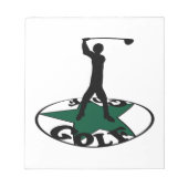 Golf - een geweldig spel notitieblok (Voorkant)