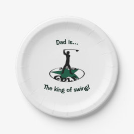 Golf - een geweldig spel papieren bordje