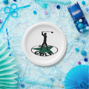 Golf - een geweldig spel papieren bordje