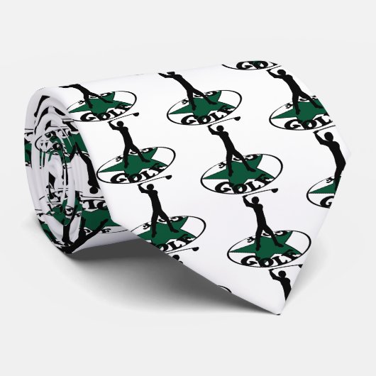 Golf - een geweldig spel stropdas (Opgerold)