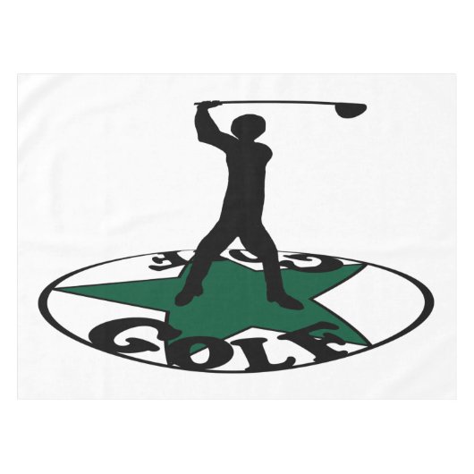 Golf - een geweldig spel tafelkleed (Voorkant (Horizontaal))