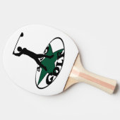 Golf - een geweldig spel tafeltennisbatje (Zijkant)